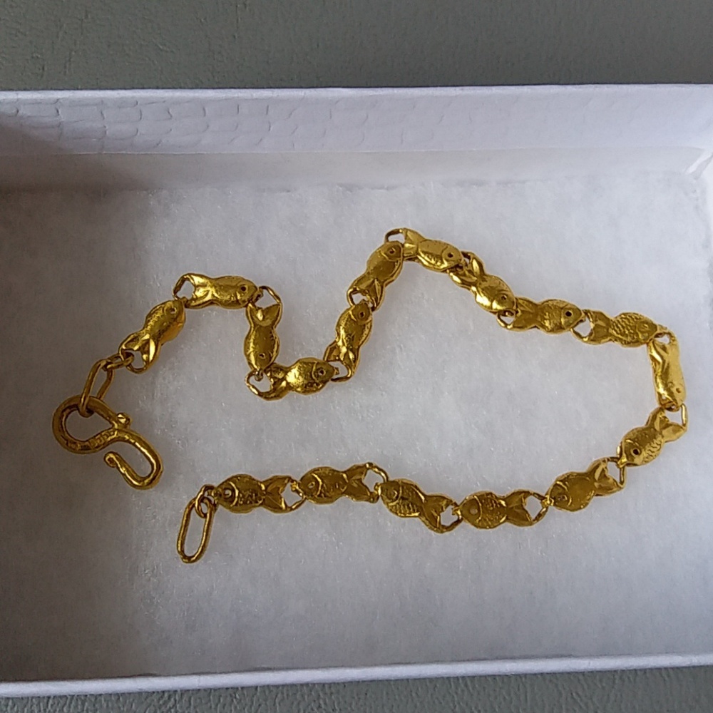 Beautiful 24k solid gold bracelet 11.1 grams - Picture 4 of 8